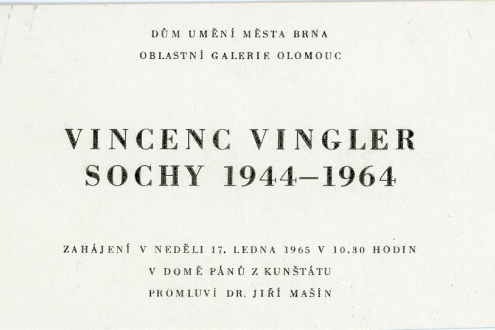 Vincenc Vingler – sochy 1944–1964